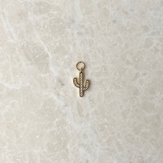 Cactus CZ Charm